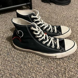 Black and White Converse